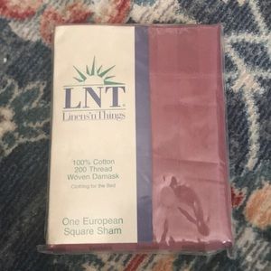 Woven Damask European Square Sham